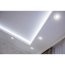 Amber LED 4040 Yeni Nesil Şerit LED Beyaz 10 Metre + 10 Amper 120W LED Trafo