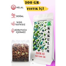 Kakulem Sertifikalı Tuzsuz Kavrulmuş Fıstık Içi 500 gr