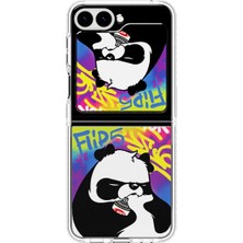 Samsung Galaxy Z Flip 5 Dinamik Tasarım Kılıf - Angry Panda