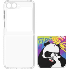 Samsung Galaxy Z Flip 5 Dinamik Tasarım Kılıf - Angry Panda