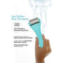 Docteur Blanc Ice Roller Buz Terapisi Cilt Sıkılaştırıcı Masaj Aleti Turkuaz