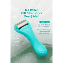 Docteur Blanc Ice Roller Buz Terapisi Cilt Sıkılaştırıcı Masaj Aleti Turkuaz