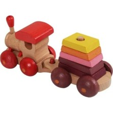 Wood Toys Piramit Vagonlu Ahşap Tren