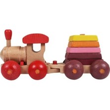 Wood Toys Piramit Vagonlu Ahşap Tren