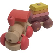 Wood Toys Piramit Vagonlu Ahşap Tren