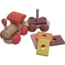 Wood Toys Piramit Vagonlu Ahşap Tren