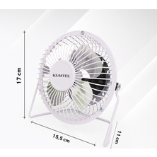 Kumtel 4'lü Masaüstü USB Fan Kuf