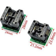 Roboyol Store 150 Mil ve 200 Mil Smd Soic8 Sop8 So8 To Dip8 Yaylı Soket Adaptör Eeprom Flash Programlayıcı Entegre