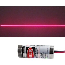 Roboyol Store Çizgi Lazer Modül Kırmızı 650NM 3-5V 5mw 650NM Pointer Lens ile Odak Ayarlı 12MM Çap