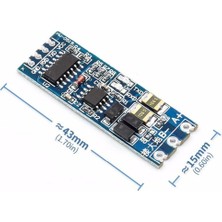 Roboyol Store Uart Ttl To RS485 Modül Otomatik Yön Kontrol Afc Endüstriyel Tip Com Seri Port Sinyal Çevirici