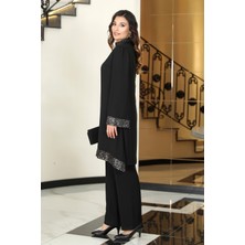 Elben Moda Umay Tunik & Pantolon Ikili Abiye Şifon Takım