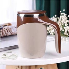 Adm Store Kahve Fincanı self Stirring Mug Mikser Kupa Yeni Nesil Kendi Kendini Karıştıran Termos Bardak 380 ml