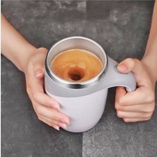 Adm Store Kahve Fincanı self Stirring Mug Mikser Kupa Yeni Nesil Kendi Kendini Karıştıran Termos Bardak 380 ml