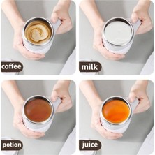 Adm Store Kahve Fincanı self Stirring Mug Mikser Kupa Yeni Nesil Kendi Kendini Karıştıran Termos Bardak 380 ml