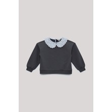 Tyess Bg Store Kız Çocuk Antrasit Sweatshirt