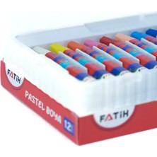 Fatih Pastel Boya Ilkokul Ortaokula Çocuk Dostu 12 Farklı Canlı Renk