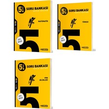 Hız Yayınları  2025 5. Sınıf Matematik + Türkçe + Fen Soru Seti 3 Kitap