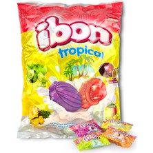 Elvan Ibon Tropical Sütlü Meyveli Şeker 1000 Gr. (1 Poşet)