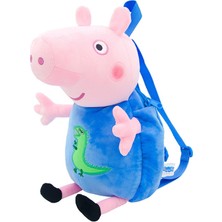 Weishuo Peppa Pig Sırt Çantası George Peluş Oyuncak Çocuk Hediyesi (Yurt Dışından)