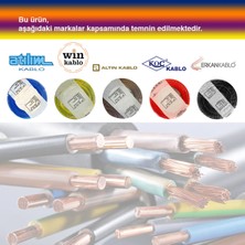 Deniz Işık Evi Öznur 1.5mm HO7Z1-U (Hffr Elektrik Kablosu 100 Metre Siyah Renk