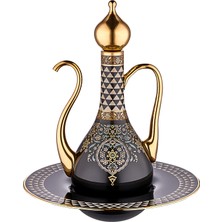 Decorium Asaf 24 Ayar Altın Yaldızlı Dekoratif Cam İbrik 9-03010014