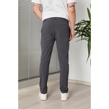 Antrasit Renk Paraşüt Kumaş Jogger Pantolon