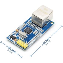 Roboyol Store Wiznet W5500 Ethernet Modül 5V Spı Tcp/ıp Udp Network Ağ Lan Haberleşme