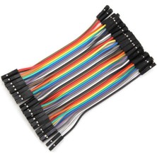 Roboyol Store 10CM 40 Pin Dişi Dişi Dupont Kablo Breadboard Jumper Ayrılabilir