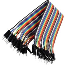 Roboyol Store 20CM 40 Pin Erkek Erkek Dupont Kablo Breadboard Atlama Kablosu Jumper Kablo