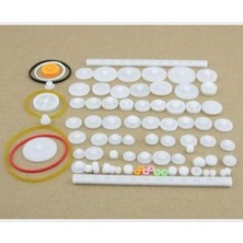Roboyol Store 75 Parça Plastik Dişli Seti Rc Çark Arduino Oyuncak Robot Araba Gear Dıy Kremayer