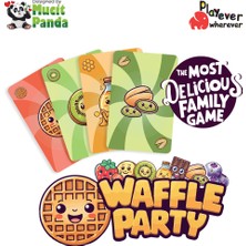 Playever Waffle Party, Okul Öncesi Dikkat, Görsel Algı ve Refleks Geliştiren Kart Oyunu (4-7 Yaş)