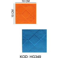 Depposite Örgü Düğmeler Desenler Figürlü Gıda Silikon Kalıbı