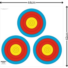 Monk Hedef Kağıdı 3X20 cm Las Vegas 10'lu Paket