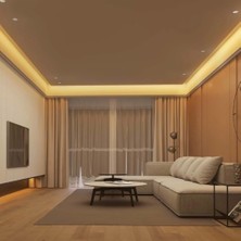 Amber LED 4040 Yeni Nesil Şerit LED Günışığı 5 Metre + 5 Amper 60W LED Trafo