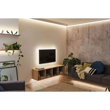 Amber LED 4040 Yeni Nesil Şerit LED Günışığı 5 Metre + 5 Amper 60W LED Trafo