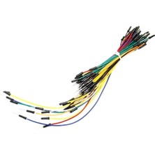 Roboyol Store 65'li Erkek-Erkek Breadboard Jumper Kablo Seti Esnek 65 Adet