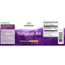 Swanson Tongkat Alı 800 Mg 120 Kapsül - Lot Check Kodlu