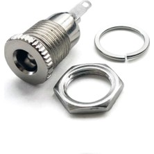 Roboyol Store 5.5 mm x 2.1mm Dc Güç Soketi Metal Panel Montaj Power Jack