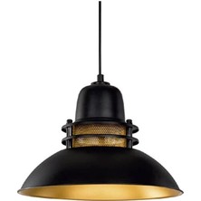 Cata Ct 8248 Cata Siyah Sarı Dekoratif Sarkıt Armatür 8248