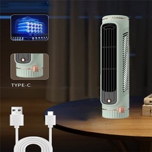 Sunflowerr Taşınabilir Otomatik Uzaktan Klima, 3 Hızlı Elektrikli Fan Beyaz ile USB Kişisel Klima Mini (Yurt Dışından)