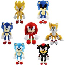 Junyue Yeni Süper Sonic Fare Peluş Oyuncak Süper Sonic Tarsnak Karikatür Anime Peluş Oyuncak (Yurt Dışından)