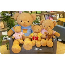 Erkekler ve Kızlar Için 50 cm Teddy Bear Hugable Bear Peluş Oyuncak Hediye (Yurt Dışından)