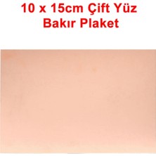 Roboyol Store 10X15CM Pcb Çift Yüz Bakır Plaket Baskı Elektronik Devre Prototip