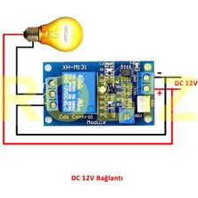 Roboyol Store XH-M131 Ldr Işık Kontollü Röle 12V Gündüz Gece Algılayıcı Röle