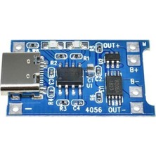 Roboyol Store TP4056 1A Lipo – Li-On Pil Şarj Devresi Type C (Sarj Korumalı)