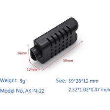 Roboyol Store Ak-N-22 Mini Plastik Sensör Kutusu Elektronik Devre Kutusu Siyah