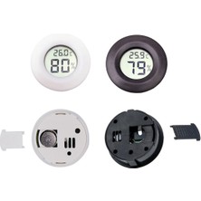 Roboyol Store Yuvarlak Mini Dijital Sıcaklık Nem Ölçer Probsuz