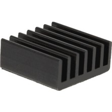 Roboyol Store 14X14X6MM Aluminyum Soğutucu Siyah M3 Yapıştırma Etiketli Raspberry Xbox Chipset Ekran Kartı Ram