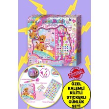 Tokidas Secret Message Journal Set - Işıklı Özel Kalemli Stickerlı Gizli Mesajlı Günlük Seti