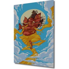 Teona Ahşap Dekoratif Dikey Mitoloji Tanrısı Spiritual Duvar Tablo Ahşap Dikdörtgen Tablo